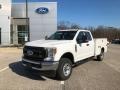 Oxford White - F250 Super Duty XL Crew Cab 4x4 Chassis Photo No. 2