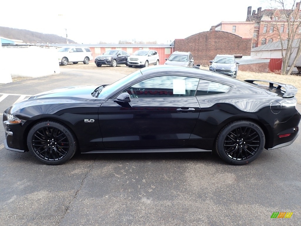 Shadow Black 2020 Ford Mustang GT Premium Fastback Exterior Photo #137523477