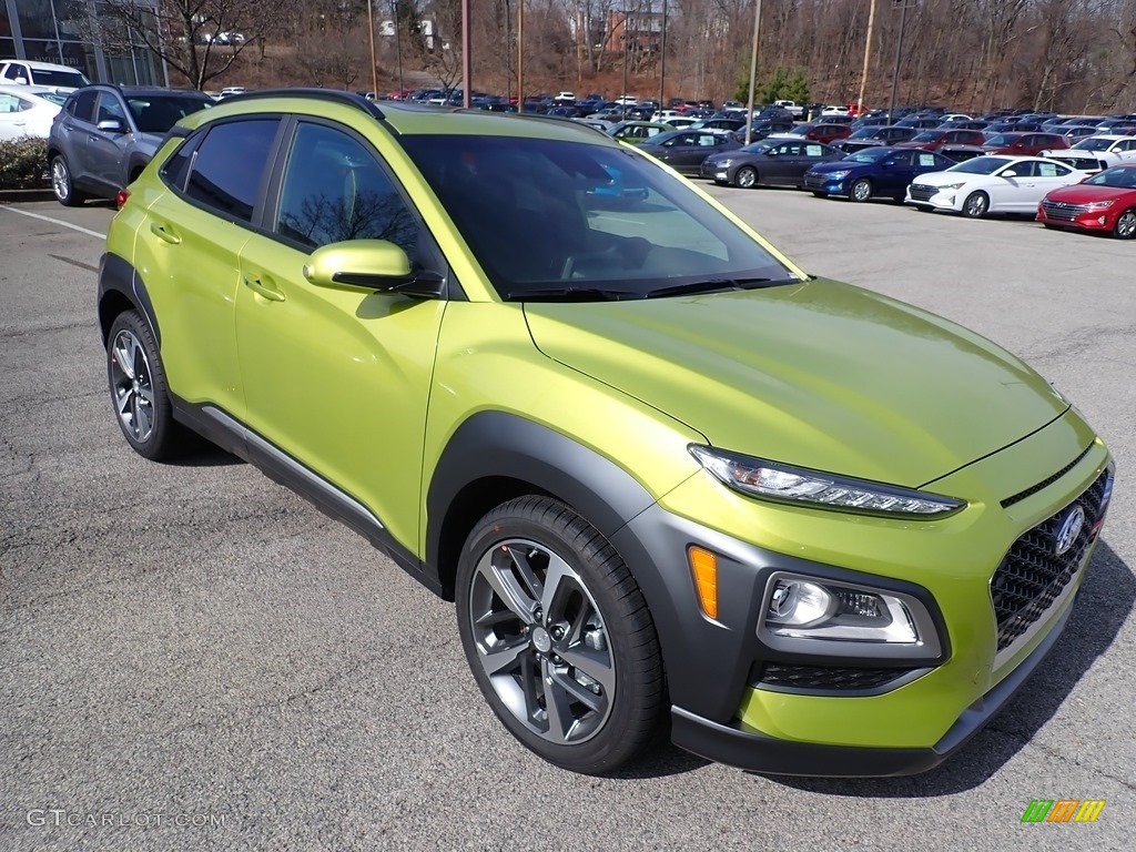 Lime Twist 2020 Hyundai Kona Limited AWD Exterior Photo #137523999