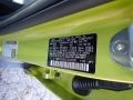  2020 Kona Limited AWD Lime Twist Color Code W9Y