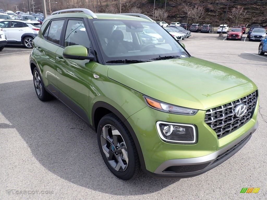 Green Apple 2020 Hyundai Venue SEL Exterior Photo #137524356