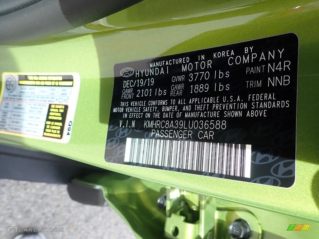 2020 Venue Color Code N4R for Green Apple Photo #137524560