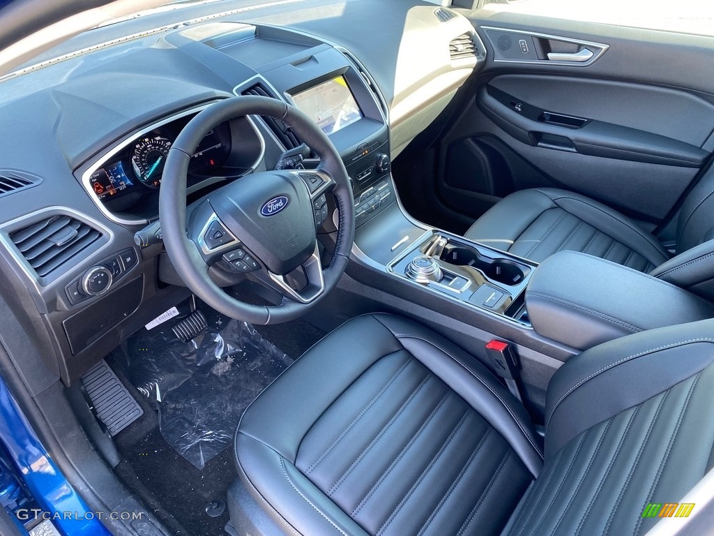 Ebony Interior 2020 Ford Edge SEL AWD Photo #137524821
