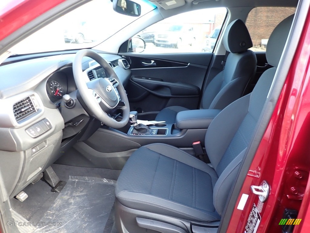 Black Interior 2020 Kia Sorento LX AWD Photo #137525601