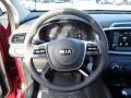 Black 2020 Kia Sorento LX AWD Steering Wheel