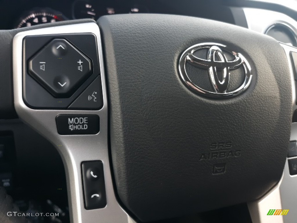 2020 Toyota Tundra TRD Pro CrewMax 4x4 Black Steering Wheel Photo #137530392