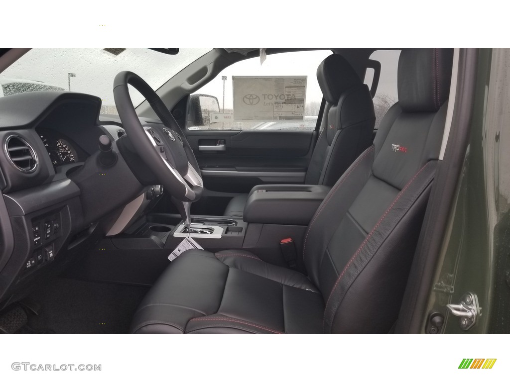 Black Interior 2020 Toyota Tundra TRD Pro CrewMax 4x4 Photo #137531298