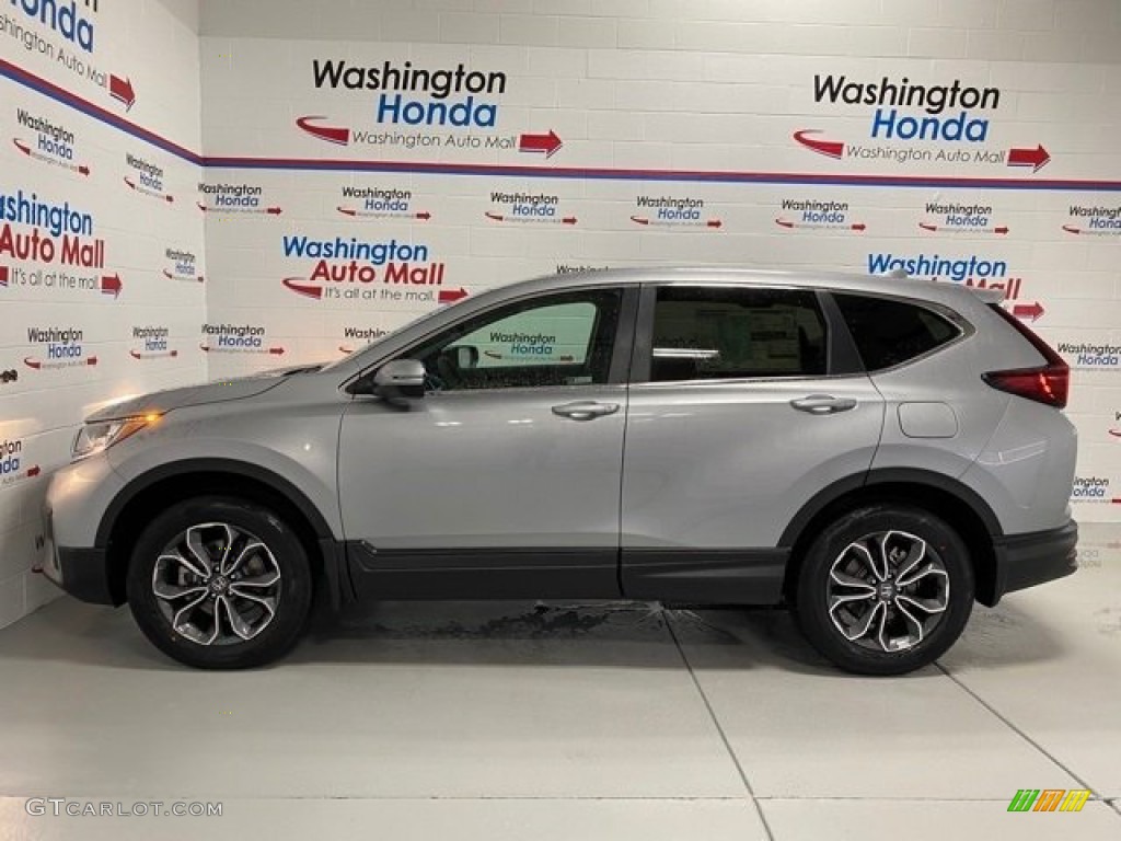 2020 CR-V EX AWD - Lunar Silver Metallic / Black photo #5