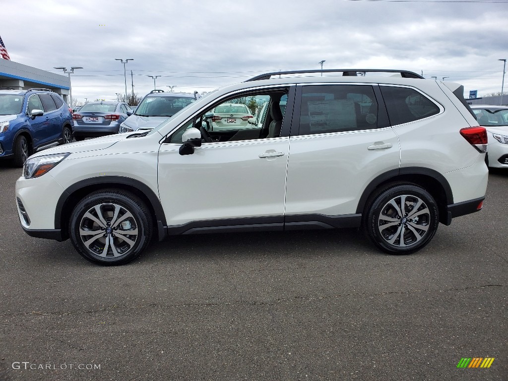 Crystal White Pearl 2020 Subaru Forester 2.5i Limited Exterior Photo #137534794
