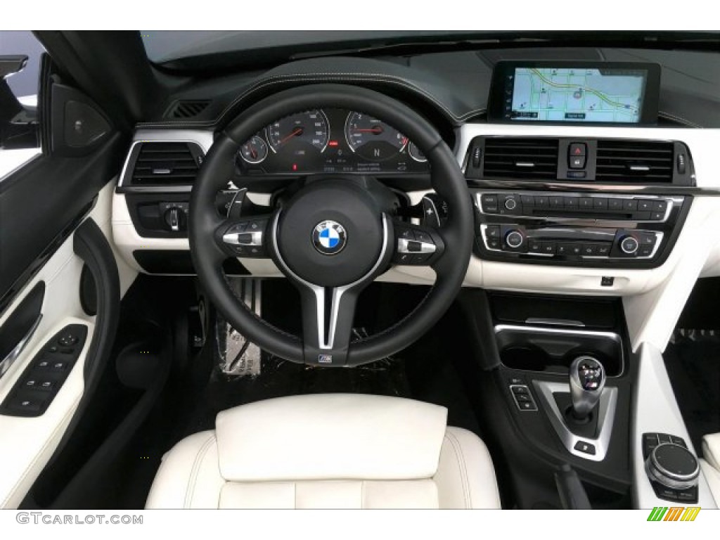 2017 BMW M4 Convertible Individual Opal White Dashboard Photo #137535172