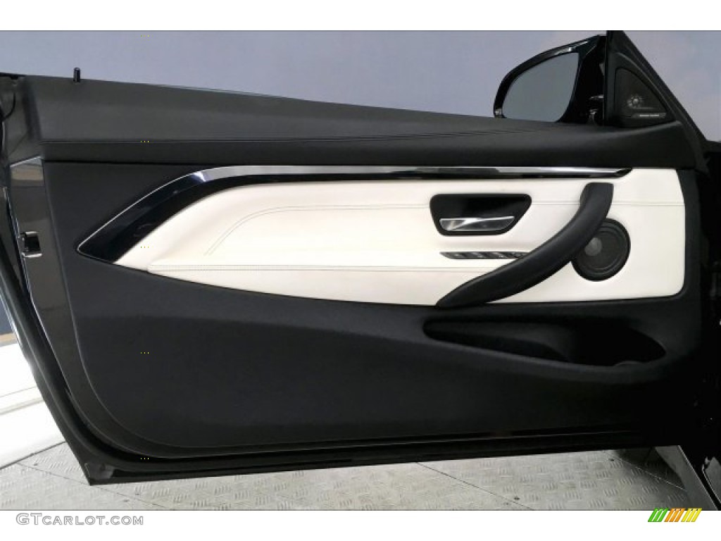 2017 BMW M4 Convertible Individual Opal White Door Panel Photo #137535514
