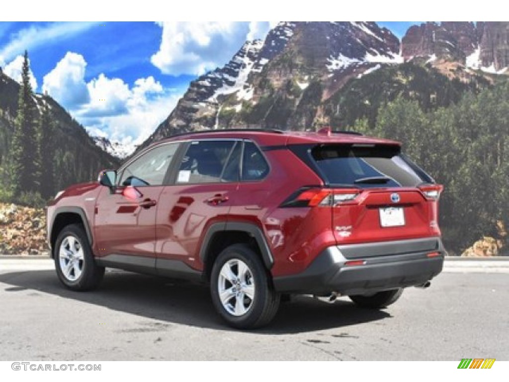 2020 RAV4 XLE AWD Hybrid - Ruby Flare Pearl / Black photo #3