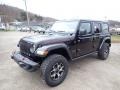 2020 Black Jeep Wrangler Unlimited Rubicon 4x4  photo #1