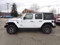 2020 Bright White Jeep Wrangler Unlimited Rubicon 4x4  photo #2