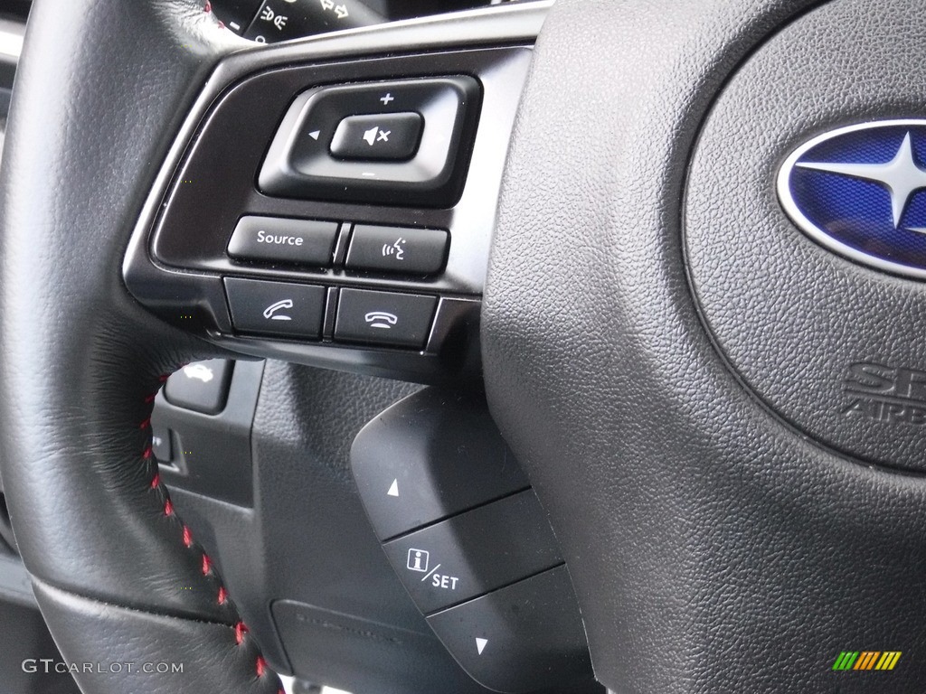 2019 Subaru WRX Standard WRX Model Carbon Black Steering Wheel Photo #137538427