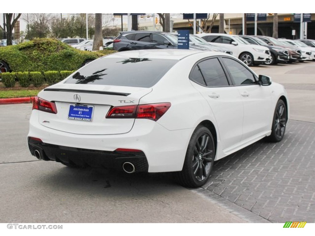 2020 TLX V6 A-Spec Sedan - Platinum White Pearl / Ebony photo #8