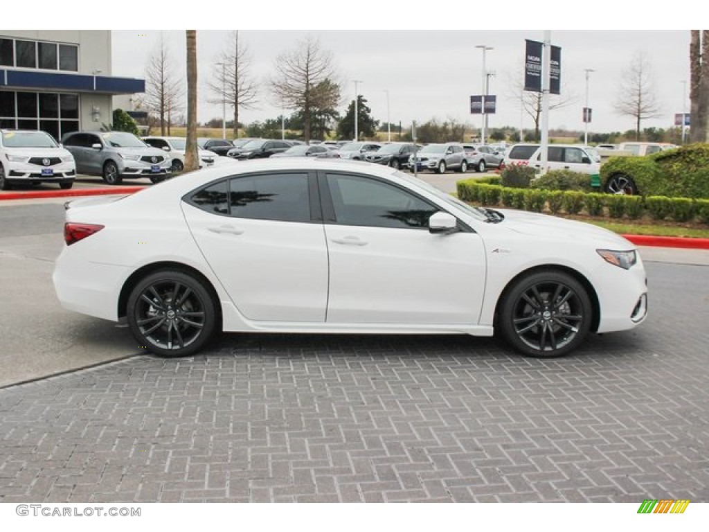 2020 TLX V6 A-Spec Sedan - Platinum White Pearl / Ebony photo #9