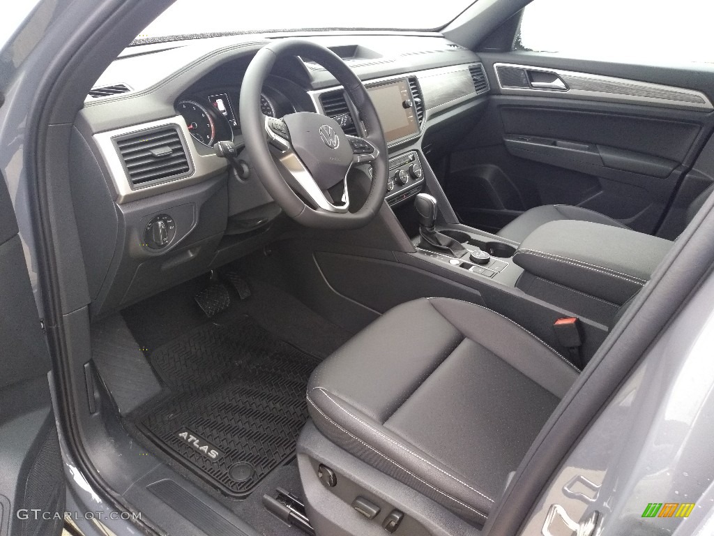 Titan Black Interior 2020 Volkswagen Atlas Cross Sport SE Technology 4Motion Photo #137543898