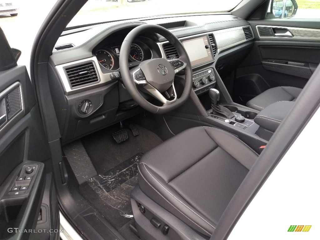 Titan Black Interior 2020 Volkswagen Atlas Cross Sport SE Technology 4Motion Photo #137544480