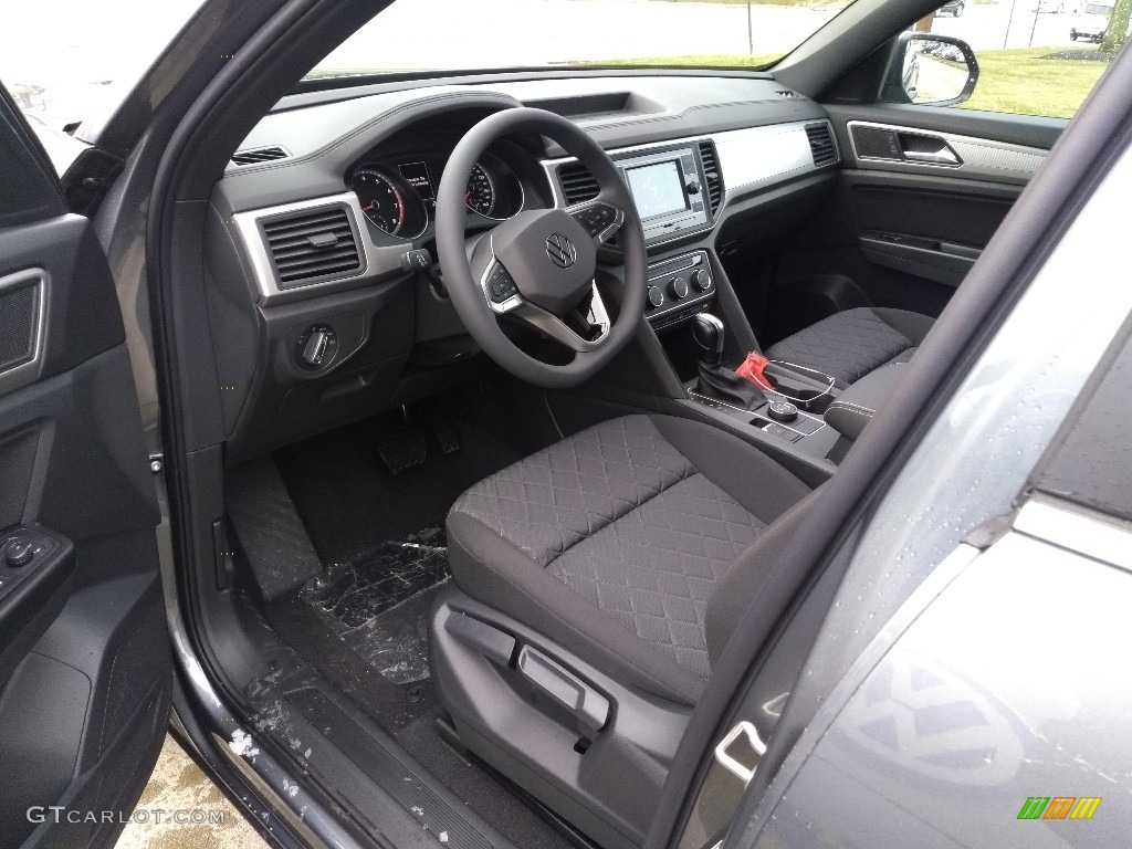 Titan Black Interior 2020 Volkswagen Atlas Cross Sport S 4Motion Photo #137544600