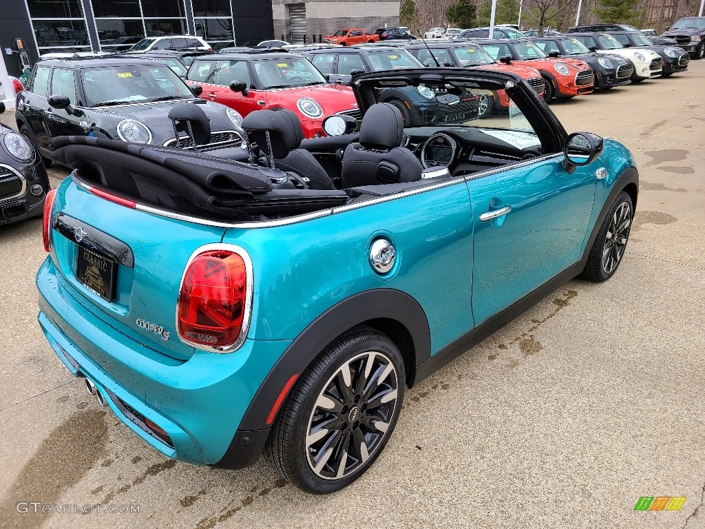 2020 Convertible Cooper S - Caribbean Aqua Metallic / Carbon Black photo #2