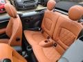 2020 Mini Convertible Malt Brown Interior Rear Seat Photo