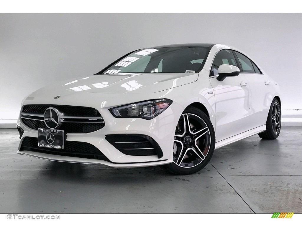 Polar White 2020 Mercedes-Benz CLA AMG 35 Coupe Exterior Photo #137547888