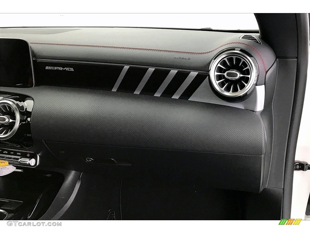 2020 Mercedes-Benz CLA AMG 35 Coupe Black Dinamica w/Red stitching Dashboard Photo #137548647