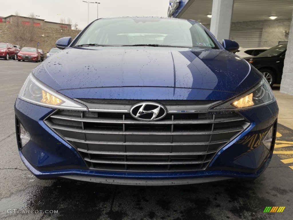 2020 Elantra SE - Lakeside Blue / Gray photo #7