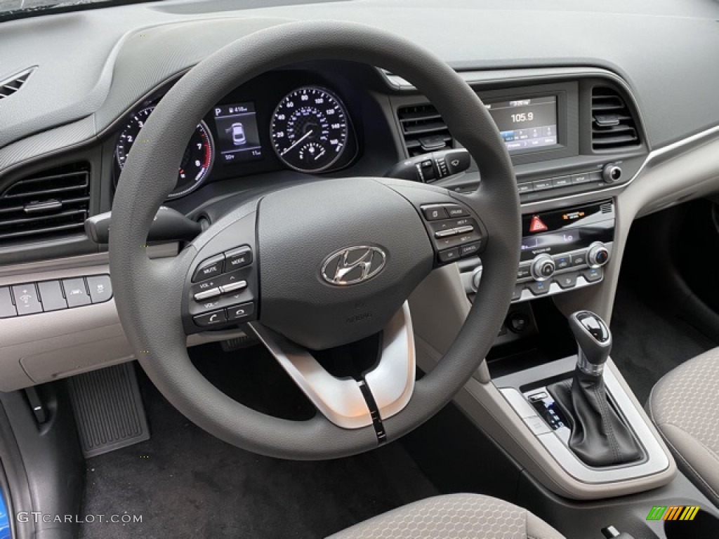 2020 Elantra SE - Lakeside Blue / Gray photo #10