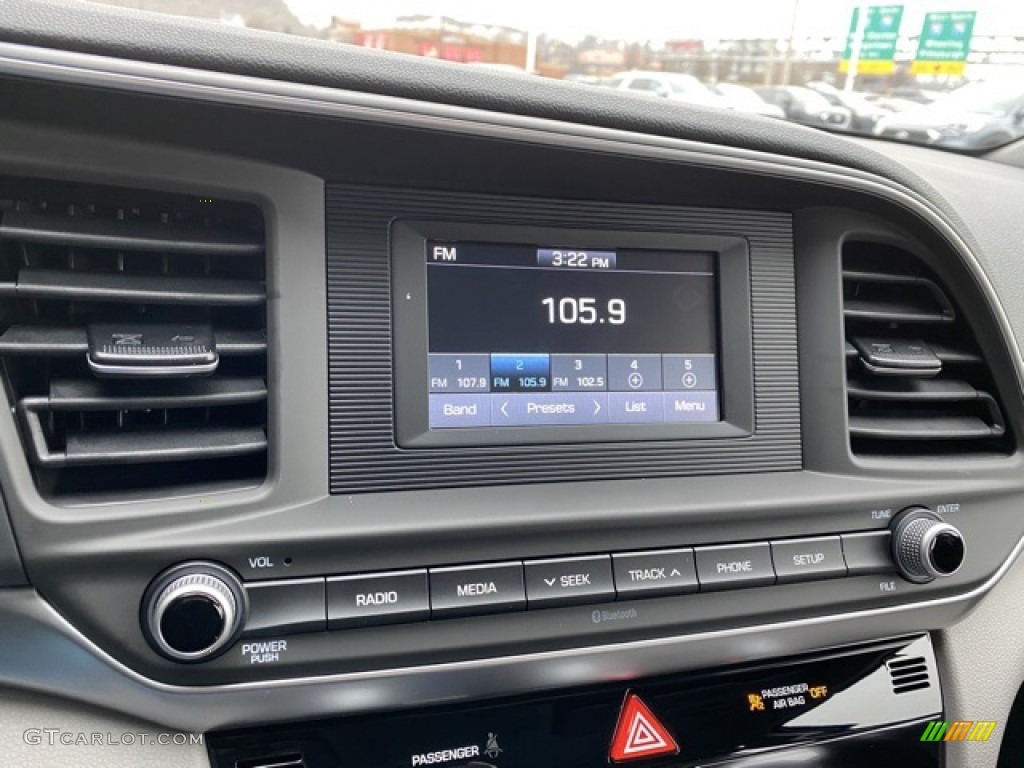 2020 Elantra SE - Lakeside Blue / Gray photo #22