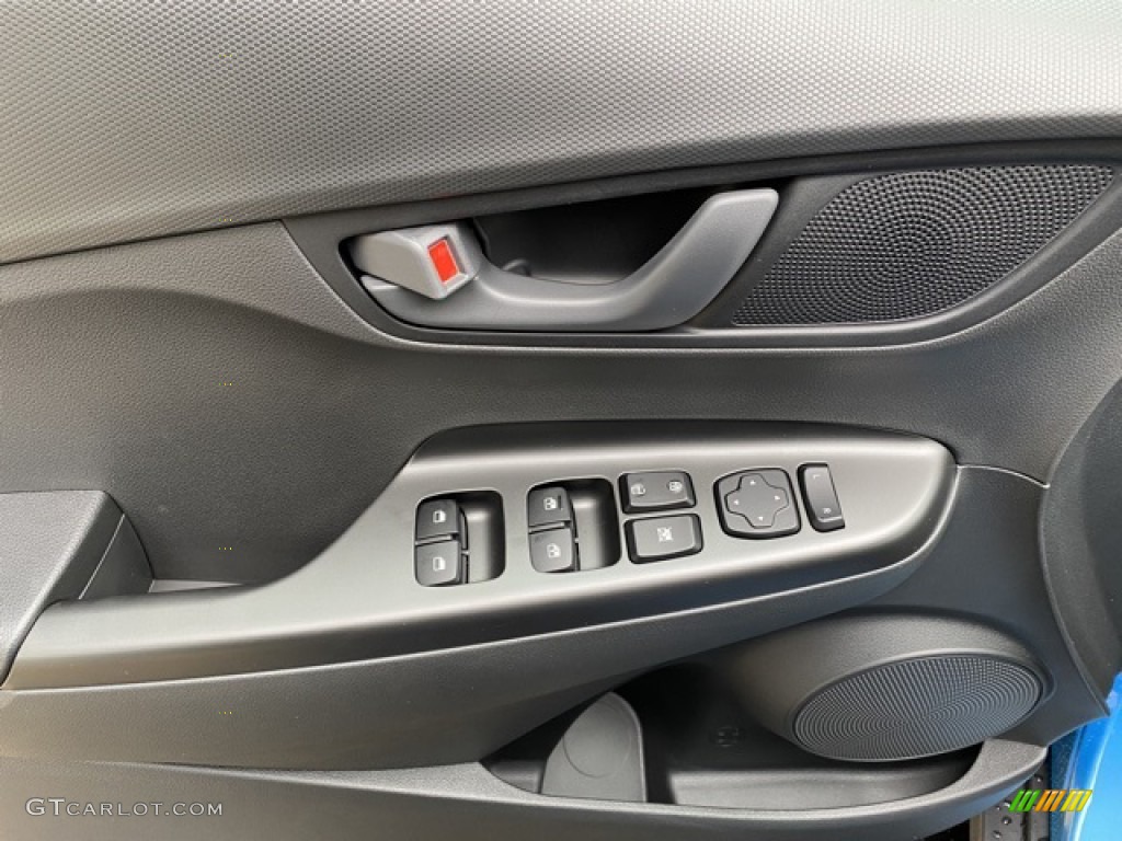 2020 Hyundai Kona SEL AWD Black Door Panel Photo #137552046