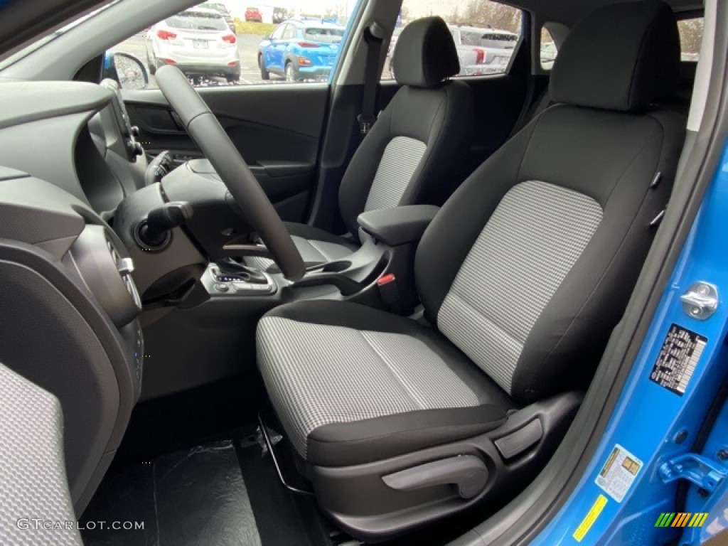 Black Interior 2020 Hyundai Kona SEL AWD Photo #137552100