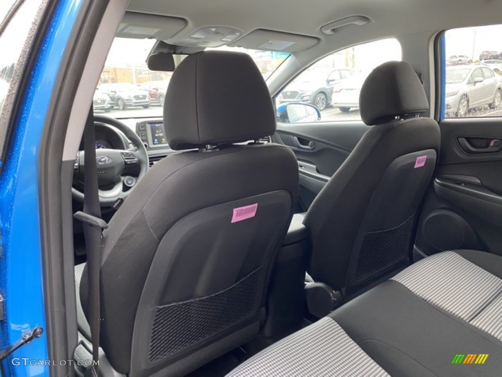 Black Interior 2020 Hyundai Kona SEL AWD Photo #137552190