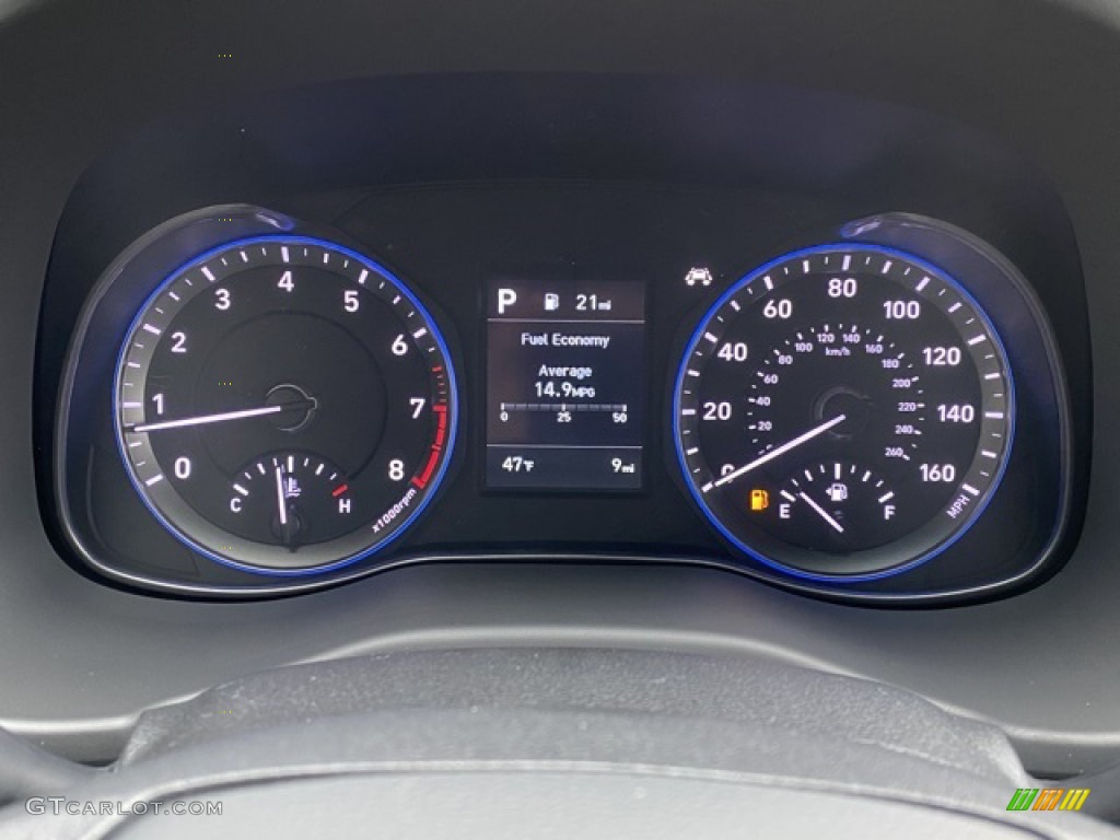2020 Hyundai Kona SEL AWD Gauges Photo #137552319