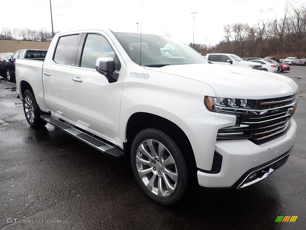 2020 Silverado 1500 High Country Crew Cab 4x4 - Iridescent Pearl Tricoat / Jet Black photo #7