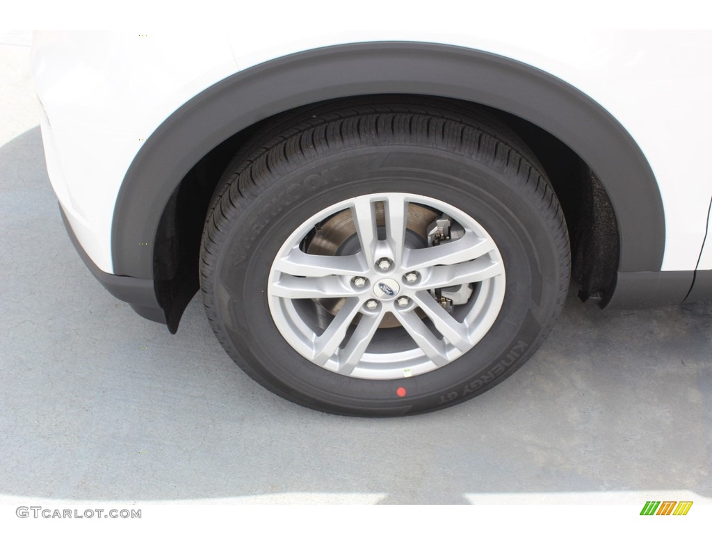 2020 Explorer XLT - Star White Metallic Tri-Coat / Sandstone photo #5