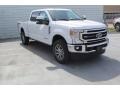 Oxford White - F250 Super Duty Lariat Crew Cab 4x4 Photo No. 2