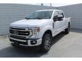 Oxford White - F250 Super Duty Lariat Crew Cab 4x4 Photo No. 4