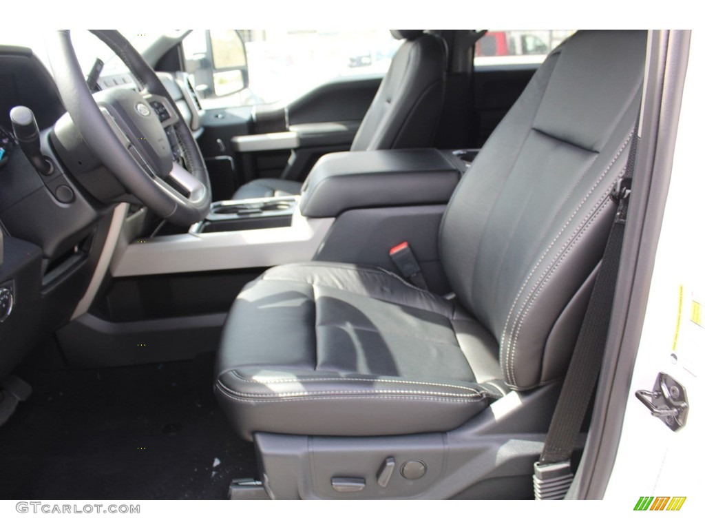 2020 F250 Super Duty Lariat Crew Cab 4x4 - Oxford White / Black photo #10