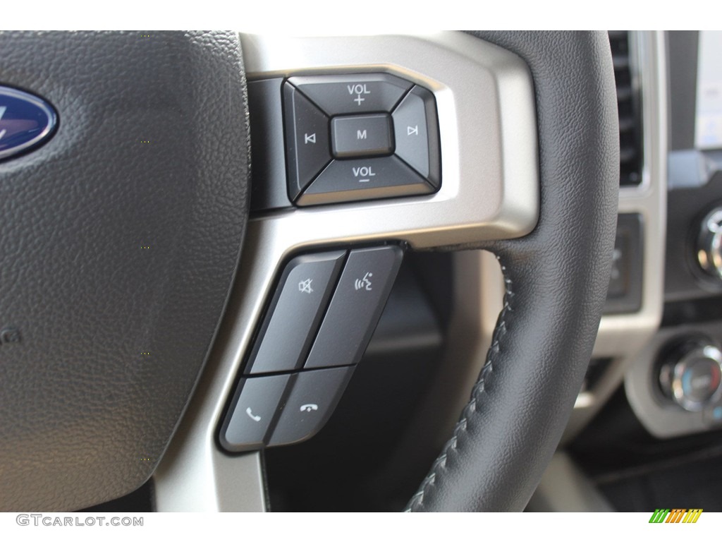 2020 F250 Super Duty Lariat Crew Cab 4x4 - Oxford White / Black photo #12