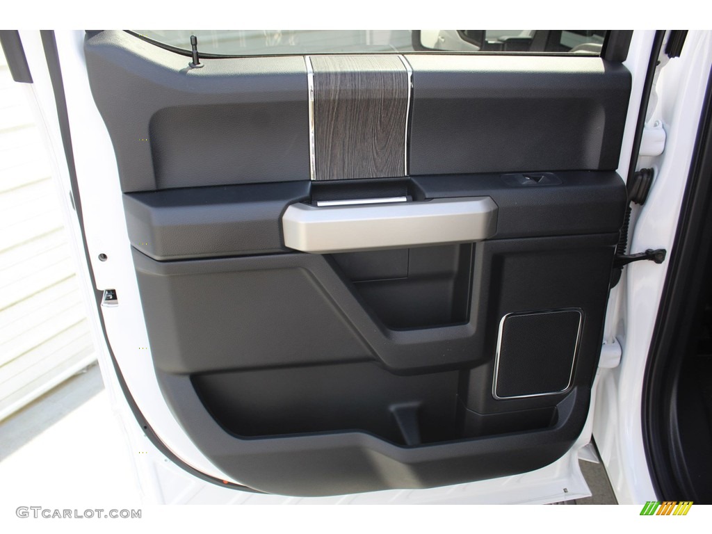 2020 F250 Super Duty Lariat Crew Cab 4x4 - Oxford White / Black photo #19