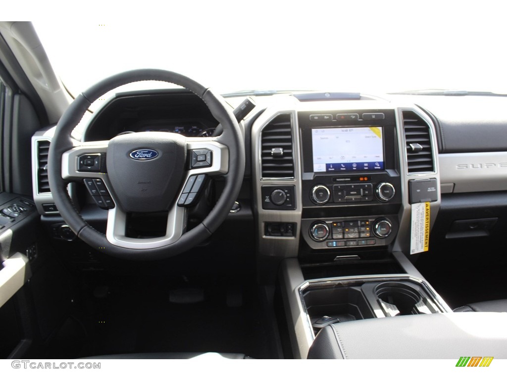 2020 F250 Super Duty Lariat Crew Cab 4x4 - Oxford White / Black photo #21