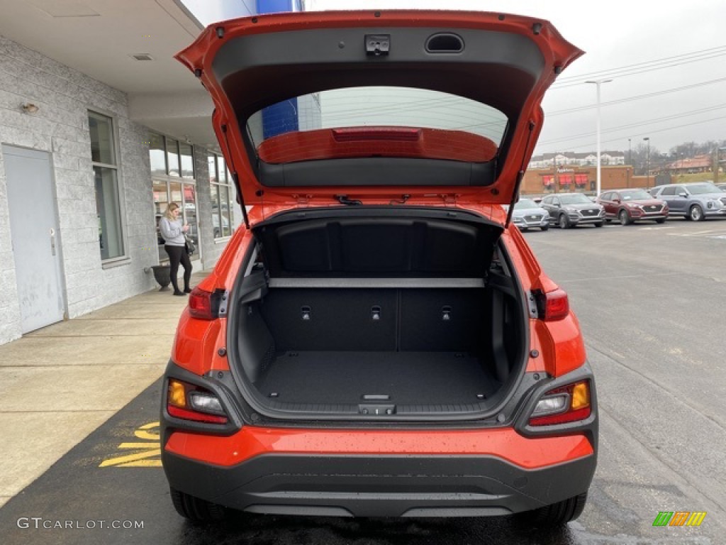 2020 Kona SEL AWD - Sunset Orange / Black photo #16