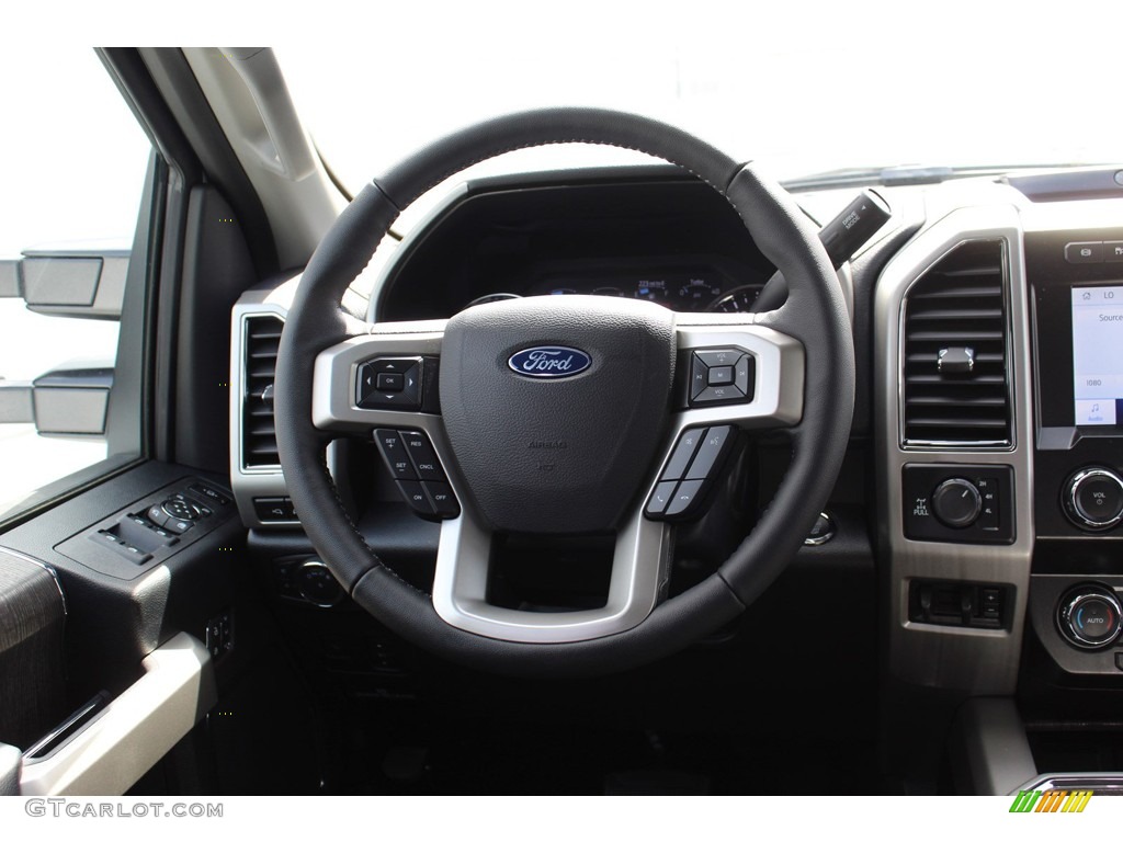2020 F250 Super Duty Lariat Crew Cab 4x4 - Oxford White / Black photo #22