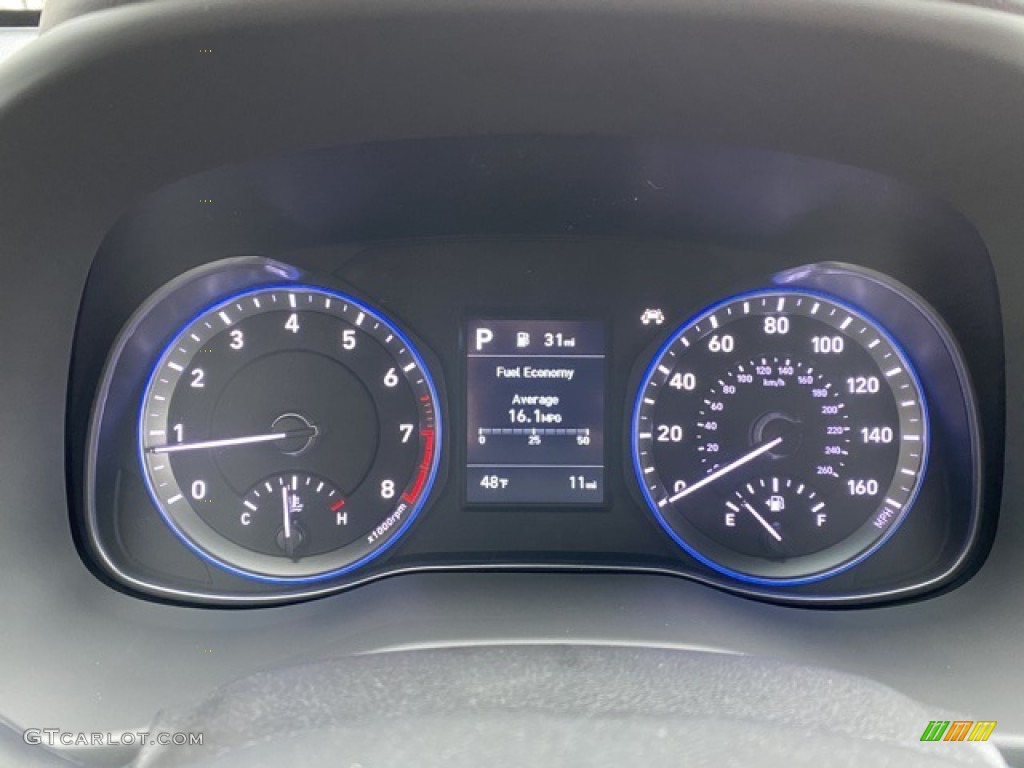 2020 Hyundai Kona SEL AWD Gauges Photo #137554044