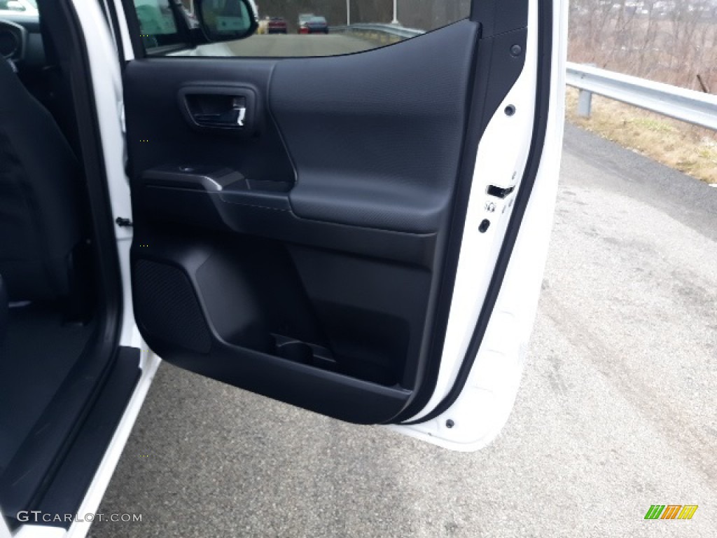 2020 Tacoma TRD Sport Double Cab 4x4 - Super White / TRD Cement/Black photo #33