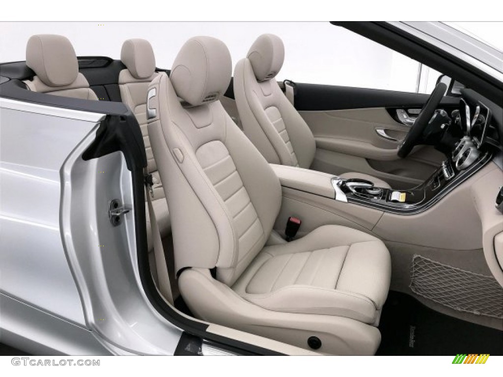 Silk Beige/Black Interior 2020 Mercedes-Benz C 300 Cabriolet Photo #137560264