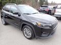 Diamond Black Crystal Pearl 2020 Jeep Cherokee Latitude Plus Exterior