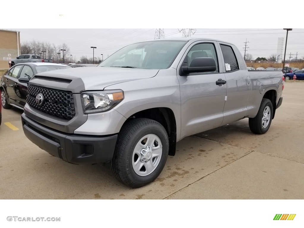 Silver Sky Metallic 2020 Toyota Tundra SR Double Cab 4x4 Exterior Photo #137562301